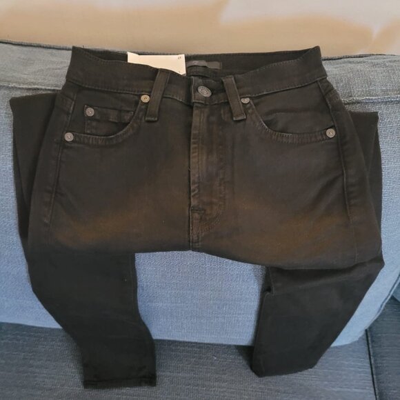 7 For All Mankind – Women’s DOJO model jeans, size 26 or 31 black - Picture 2 of 6